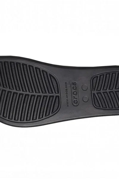 Crocs Brooklyn Flip dámské žabky černé