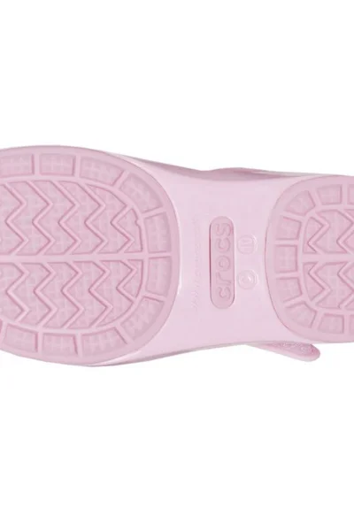 Kouzelné dívčí růžové sandály Crocs Isabela Charm