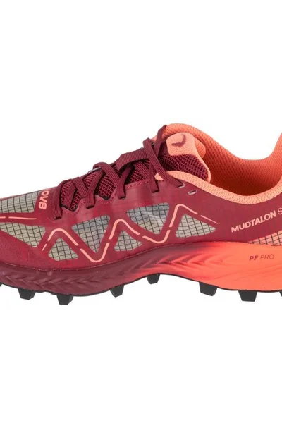 Trailová běžecká obuv Inov-8 MudTalon Speed W vínová