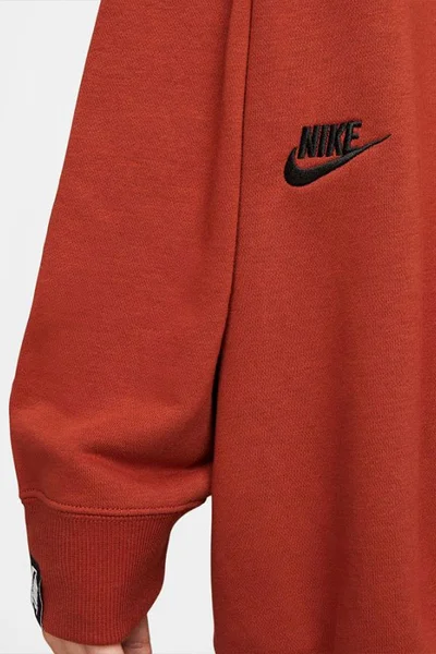 Dámská oranžová mikina Nike Sportswear