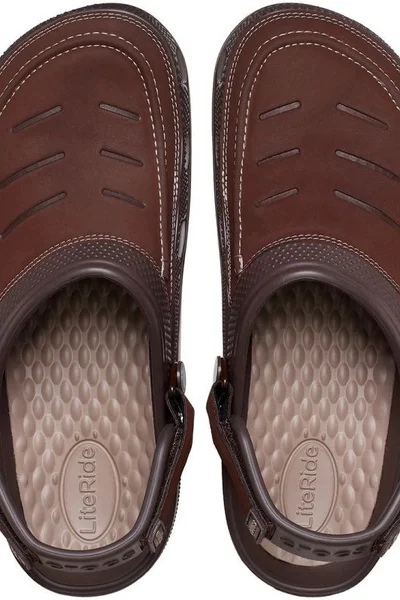 Crocs Yukon Vista dřeváky pánské hnědé