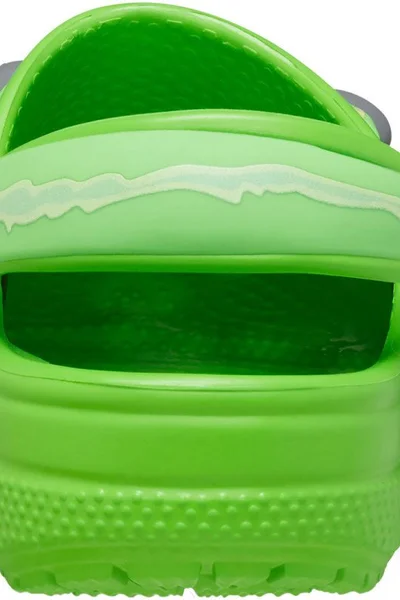 Crocs dětské dřeváky Classic Dinosaur green