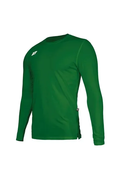Zelené pánské tričko s dlouhým rukávem FABRIL Zina