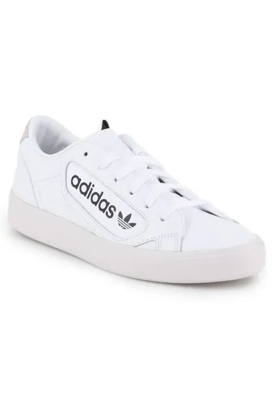 Bílé dámské sportovní boty Adidas Sleek W EF4935