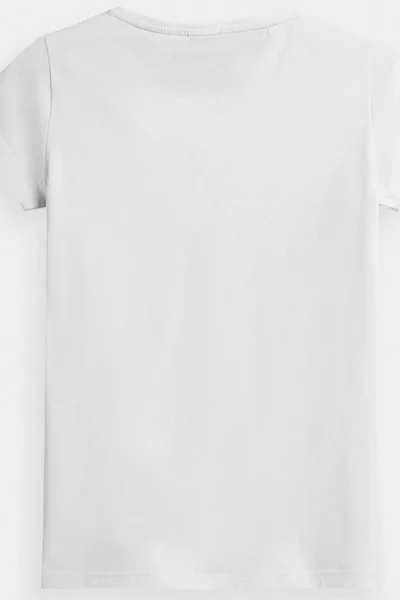 Bílé dámské tričko 4F W NOSH4-TSD353 10S