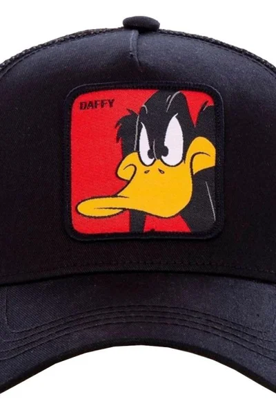 Čepice Inny Daffy Duck černá - nastavitelná - síťovaná