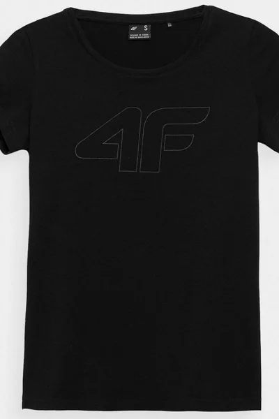 Černé dámské tričko 4F W NOSH4-TSD353 20S