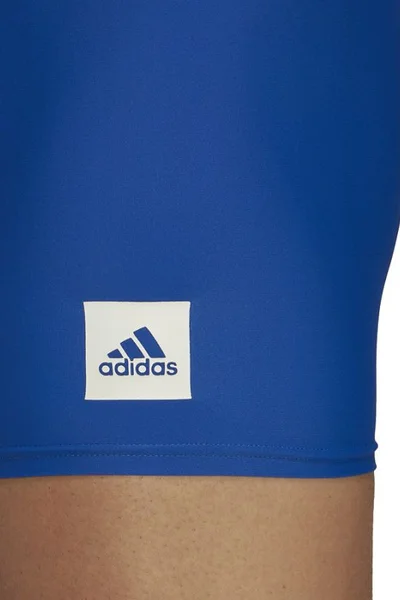 Pánské modré plavky Solid Boxer - Adidas
