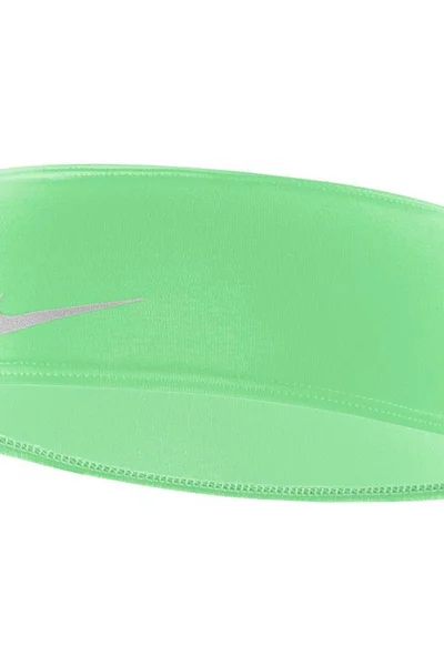 Zelená čelenka Nike Dri-Fit Swoosh