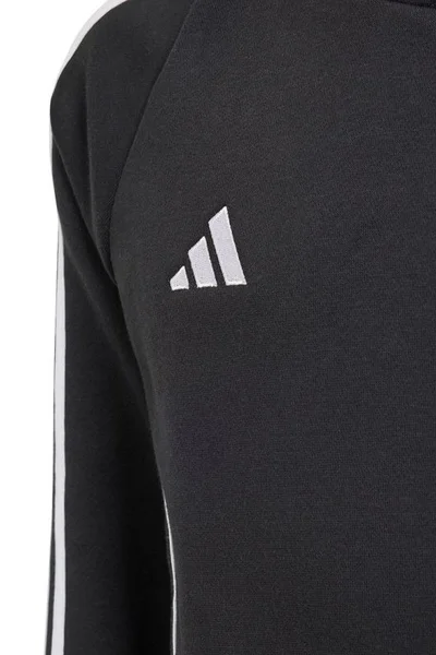 ADIDAS dětská mikina Tiro s kapucí černá