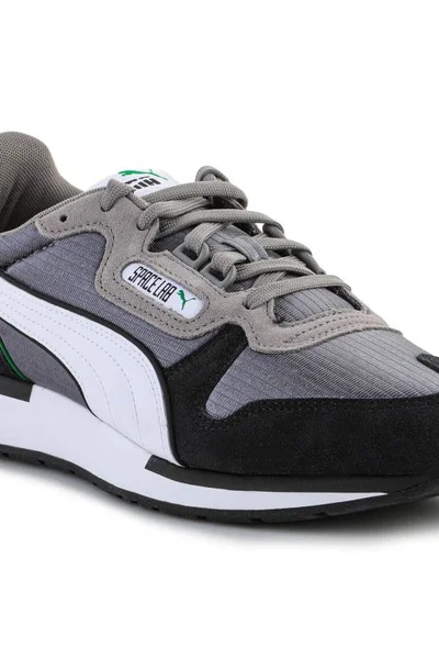 Moderní šedé tenisky Puma Space Lab Castlerock Black-White