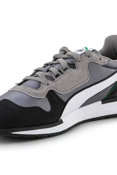 Moderní šedé tenisky Puma Space Lab Castlerock Black-White