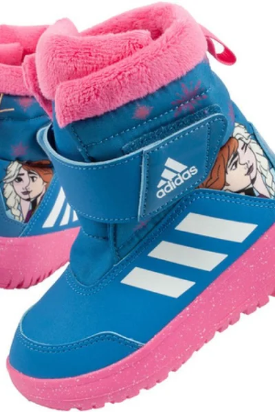 Zimní dětské boty Adidas s Annou a Elsou