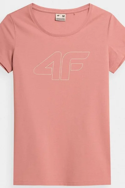 Dámské růžové tričko 4F W NOSH4-TSD353 56S