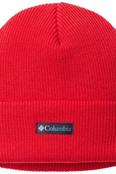 Zimní červená čepice Columbia Whirlibird Cuffed Beanie