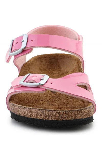 Sandály Birkenstock Rio pro děti - růžové