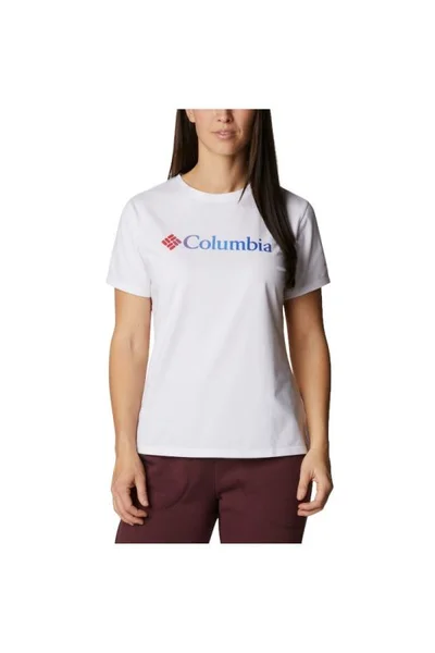 Bílé dámské tričko Columbia Sun Trek W Graphic Tee W 1931753101