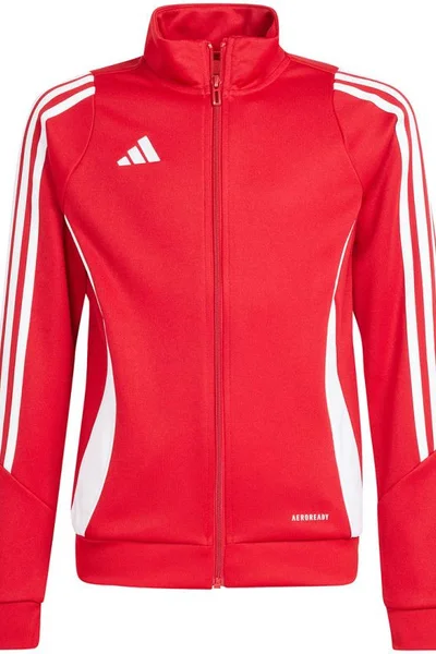 Fotbalová dětská mikina adidas Tiro Training červená