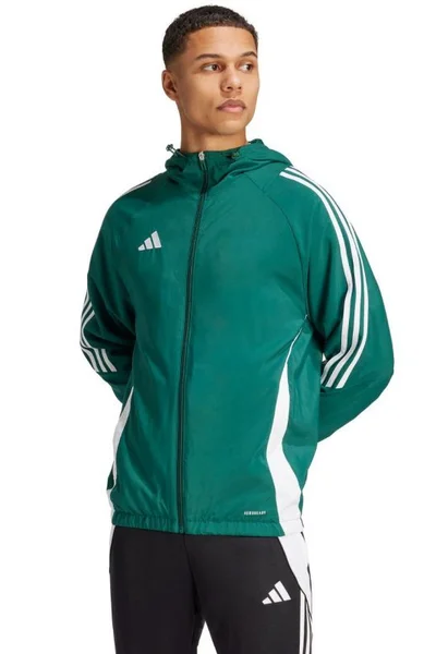 Pánská zelená větrovka adidas Tiro