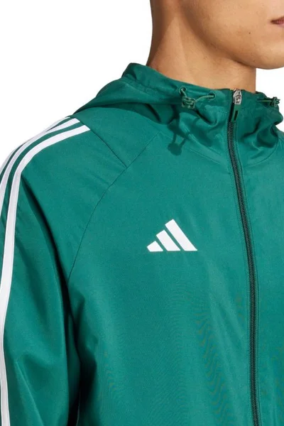 Pánská zelená větrovka adidas Tiro