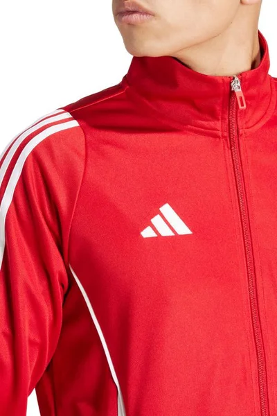 Pánská tréninková mikina adidas Tiro červená s technologií Aeroready