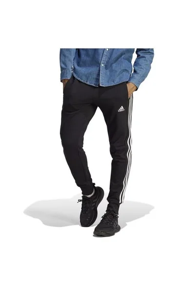 ADIDAS Pánské French Terry 3-Stripes tepláky s kapsami