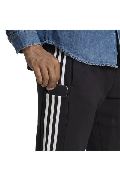 ADIDAS Pánské French Terry 3-Stripes tepláky s kapsami