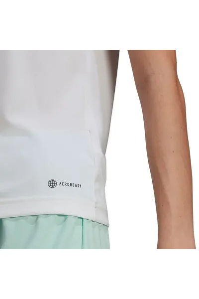 Bílé dámské tričko Adidas Entrada 22 W HC5074