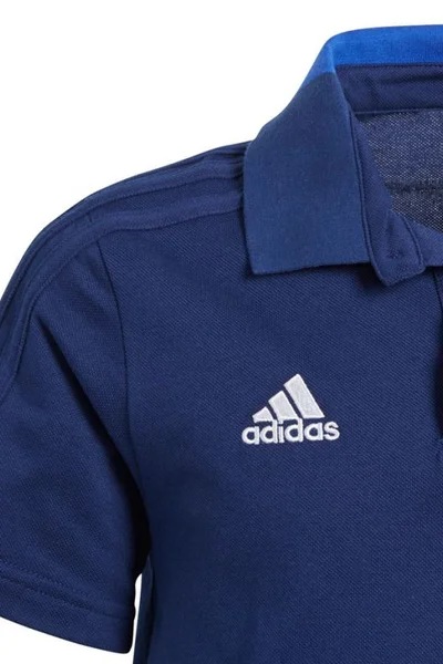 Dětské bavlněné polotričko Adidas Condivo 18 Cotton Polo Jr CF4368