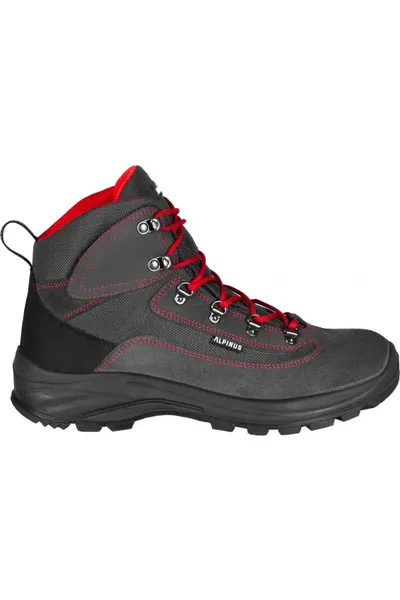 Šedo-červená trekingová obuv Alpinus Brahmatal High Active GR43321