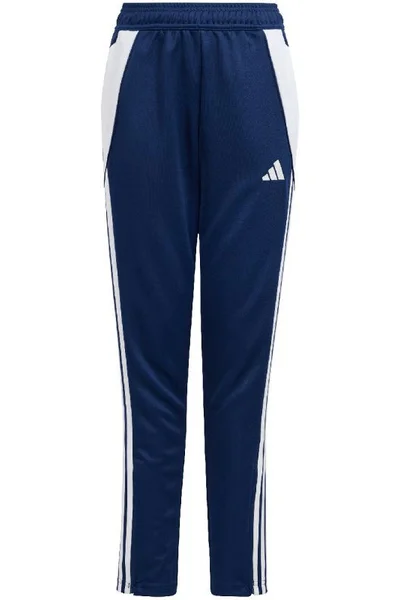 Kalhoty ADIDAS Tiro Jr na trénink - námořnické - recyklovaný polyester