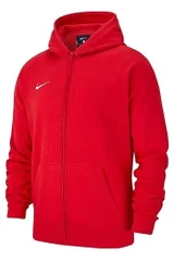 Červená Juniorská Mikina Nike Park Fleece na Zip