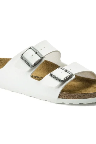 Žabky Birkenstock Arizona BS W - bílé - anatomické - unisex