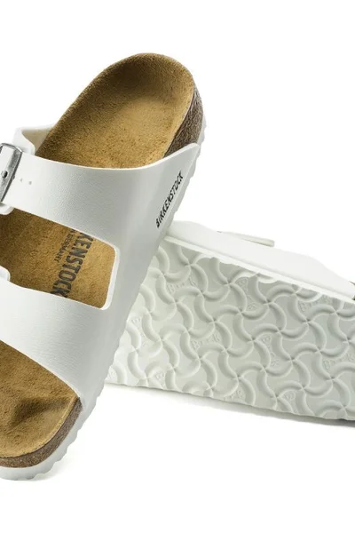 Žabky Birkenstock Arizona BS W - bílé - anatomické - unisex