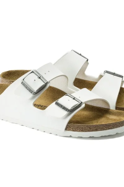 Žabky Birkenstock Arizona BS W - bílé - anatomické - unisex