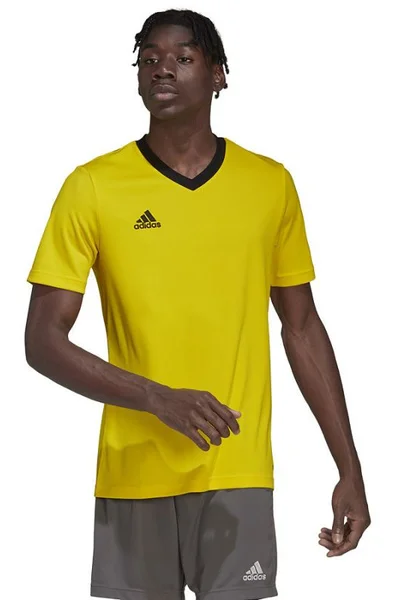 Pánské žluté tričko Adidas Entrada 22 Jersey M HI2122