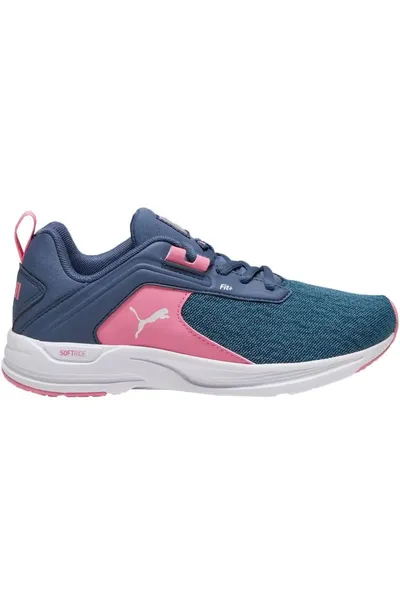 Nízkoprofilové sportovní dětské boty Puma Comet Alt grey-pink