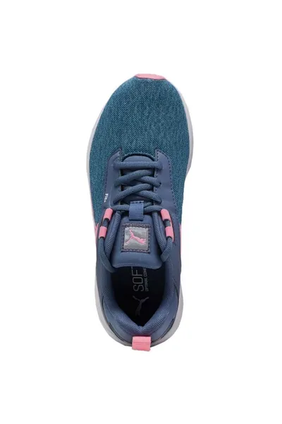 Nízkoprofilové sportovní dětské boty Puma Comet Alt grey-pink