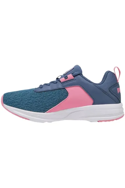 Nízkoprofilové sportovní dětské boty Puma Comet Alt grey-pink