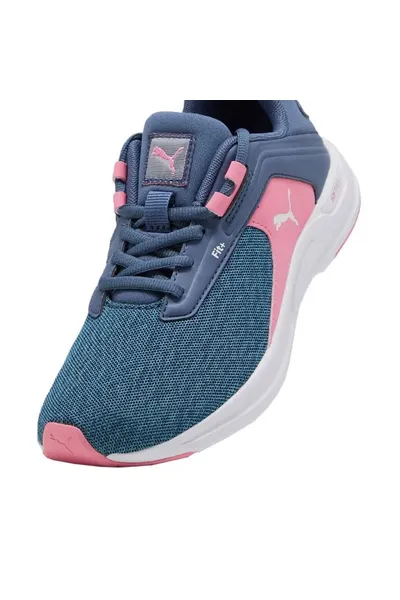 Nízkoprofilové sportovní dětské boty Puma Comet Alt grey-pink