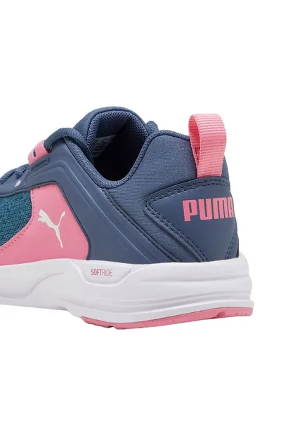 Nízkoprofilové sportovní dětské boty Puma Comet Alt grey-pink