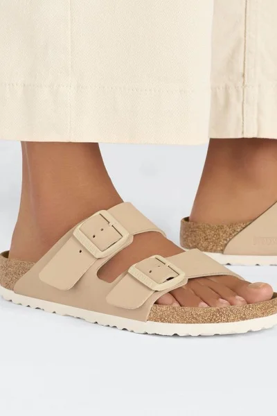 Žabky Birkenstock Arizona BS W - béžové - pohodlné sandály