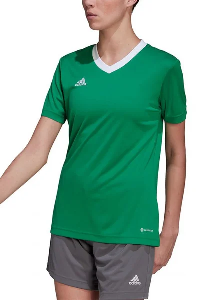 Zelené dámské tričko Adidas Entrada 22 Jersey W HI2124