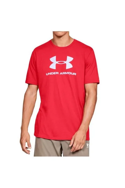 Pánské červené tričko UA Sportstyle Logo Tee M Under Armour