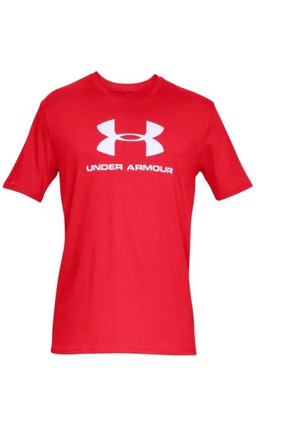 Pánské červené tričko UA Sportstyle Logo Tee M Under Armour