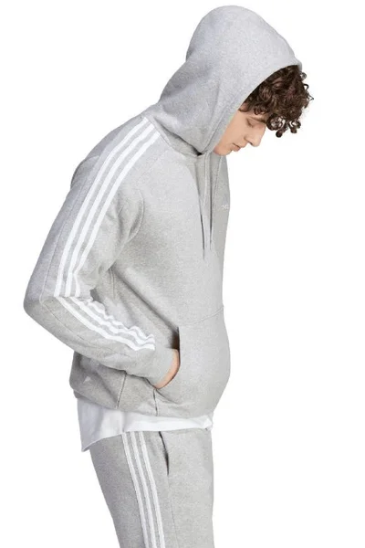 Adidas Pánská Mikina Essentials Fleece 3-Stripes