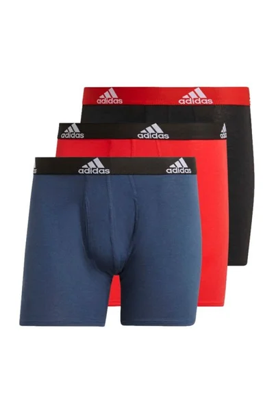 Pánské boxerky 3 páry Adidas Underwear Logo 3M GN2018