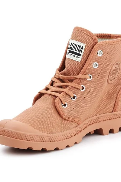 Béžové dámské boty Palladium Pampa HI Originale W 75349-225-M