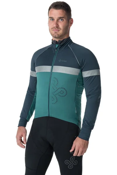 Pánská cyklo softshell bunda Nereto Tmavě zelená - Kilpi