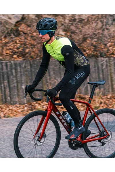 Pánské černé cyklistické kalhoty Kilpi s gelovou vložkou